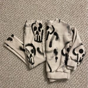 Zara Baby Boy Matching Legging & Sweatshirt- 4/5